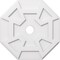 Ekena Millwork Logan Architectural Grade PVC Contemporary Ceiling Medallion, 22"OD x 3"ID x 7 1/2"C x 1"P CMP22LG-03000 - alternate 1